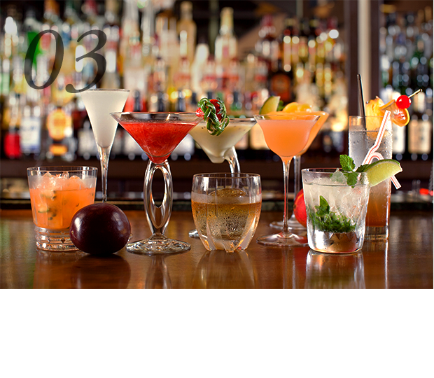 barだからこそ楽しめる様々なカクテル